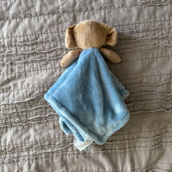 Carter’s Dog Lovey Blue Blanket Like New Kids Baby Soother - Picture 2 of 3